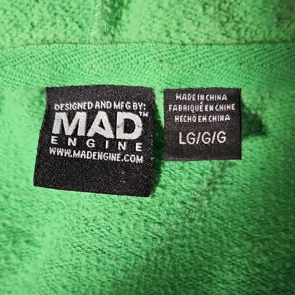 Lightweight Green Creeper Pixelated Hoodie MINECRAFT - Picture 2 of 4